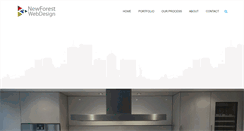Desktop Screenshot of newforestwebdesign.com